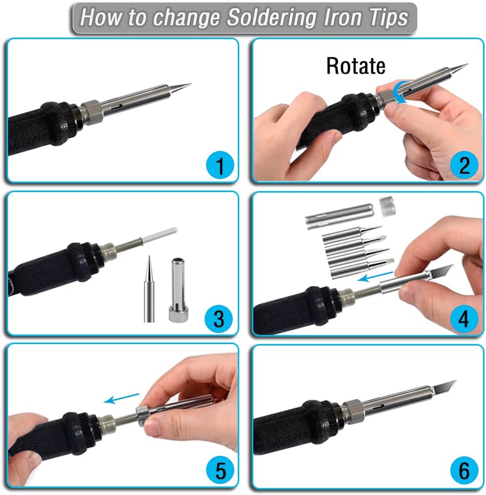 Thumbnail 3 de XODMAO soldering iron kit 60W 200 450℃