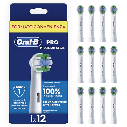 Detalle de Oral-B Testina di Ricambio PRO Precision Clean Bianca – confezione da 12
