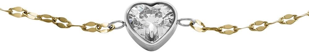 Thumbnail 1 de Fossil Damen-Gliederarmband Sadie Tokens Of Affection JF04679998 – bicolor aus Edelstahl mit Hummerschließe