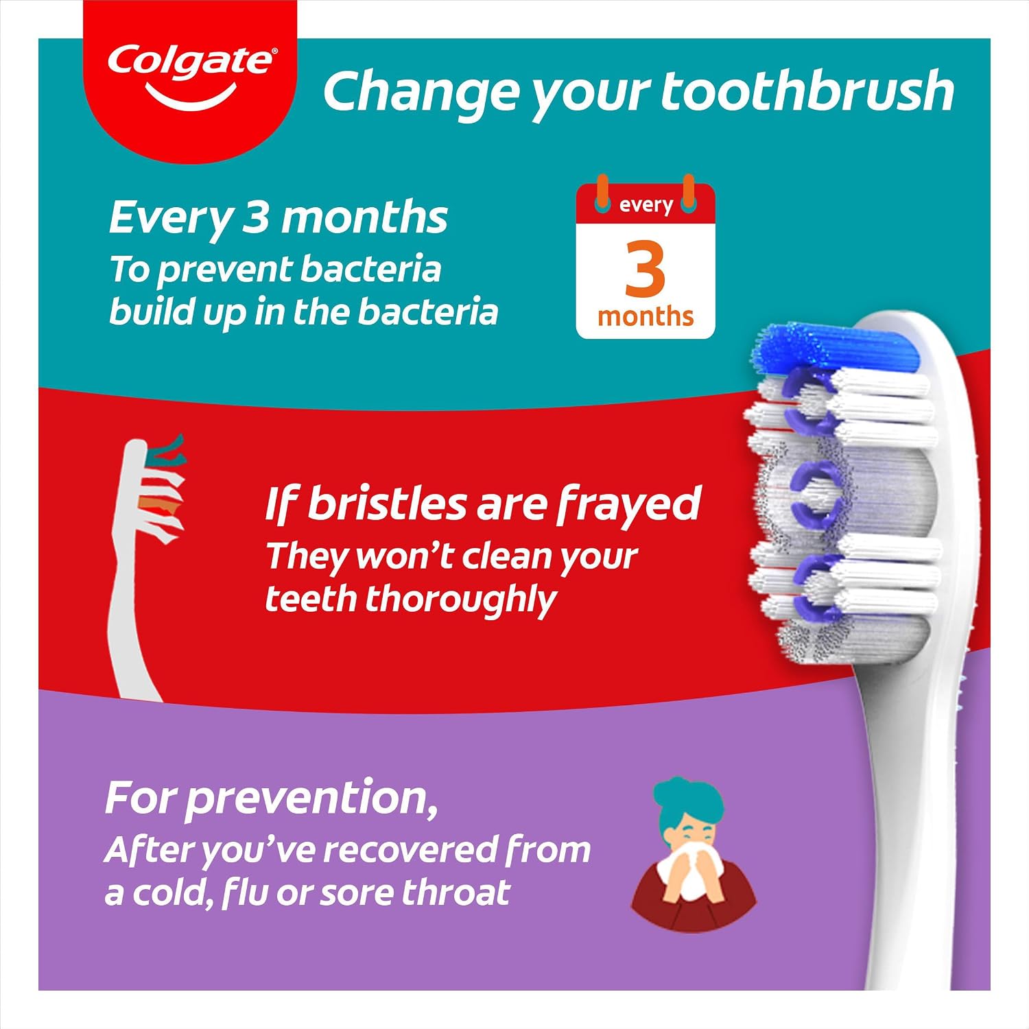 Detalle de Colgate 360 Sensitive Extra Soft – bardzo miękka szczoteczka ręczna z czyścikiem języka