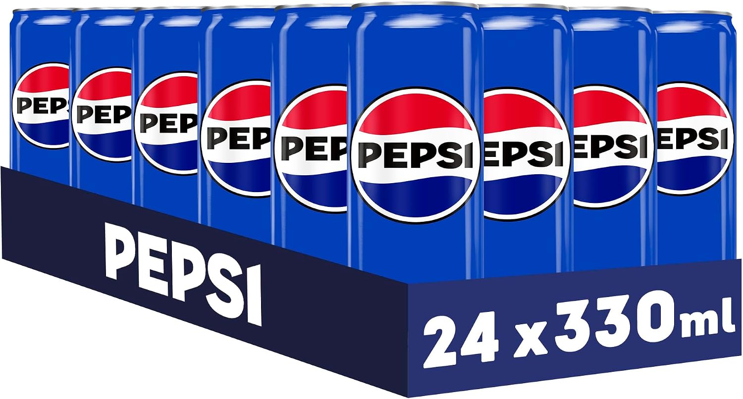 Detalle 2 de Pepsi Regular – Pack de 24 latas de 330 ml (7,92 l)