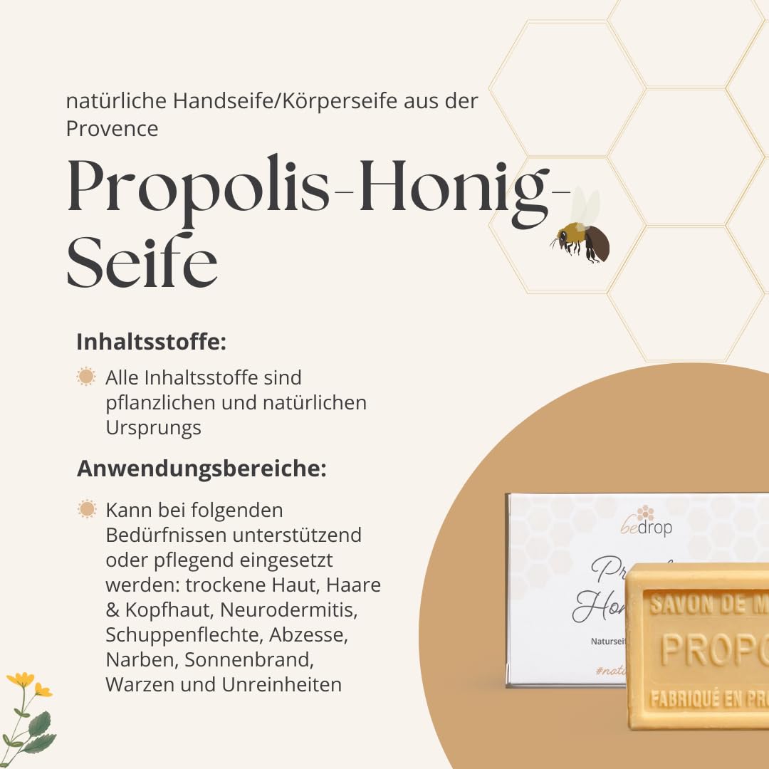 Detalle 2 de bedrop Propolis Seife Naturseife 100 g