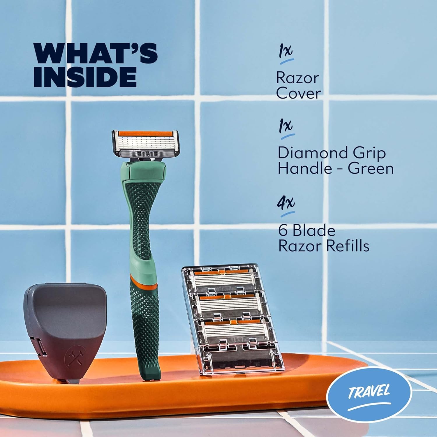 Detalle 2 de Dollar Shave Club Travel Shave Set — 4 Cartridges