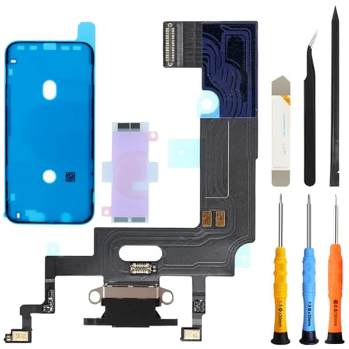 Detalle de ZHUROUPU Connecteur de Station d'accueil pour iPhone XR 6,1" (2018) – Kit de réparation et accessoires