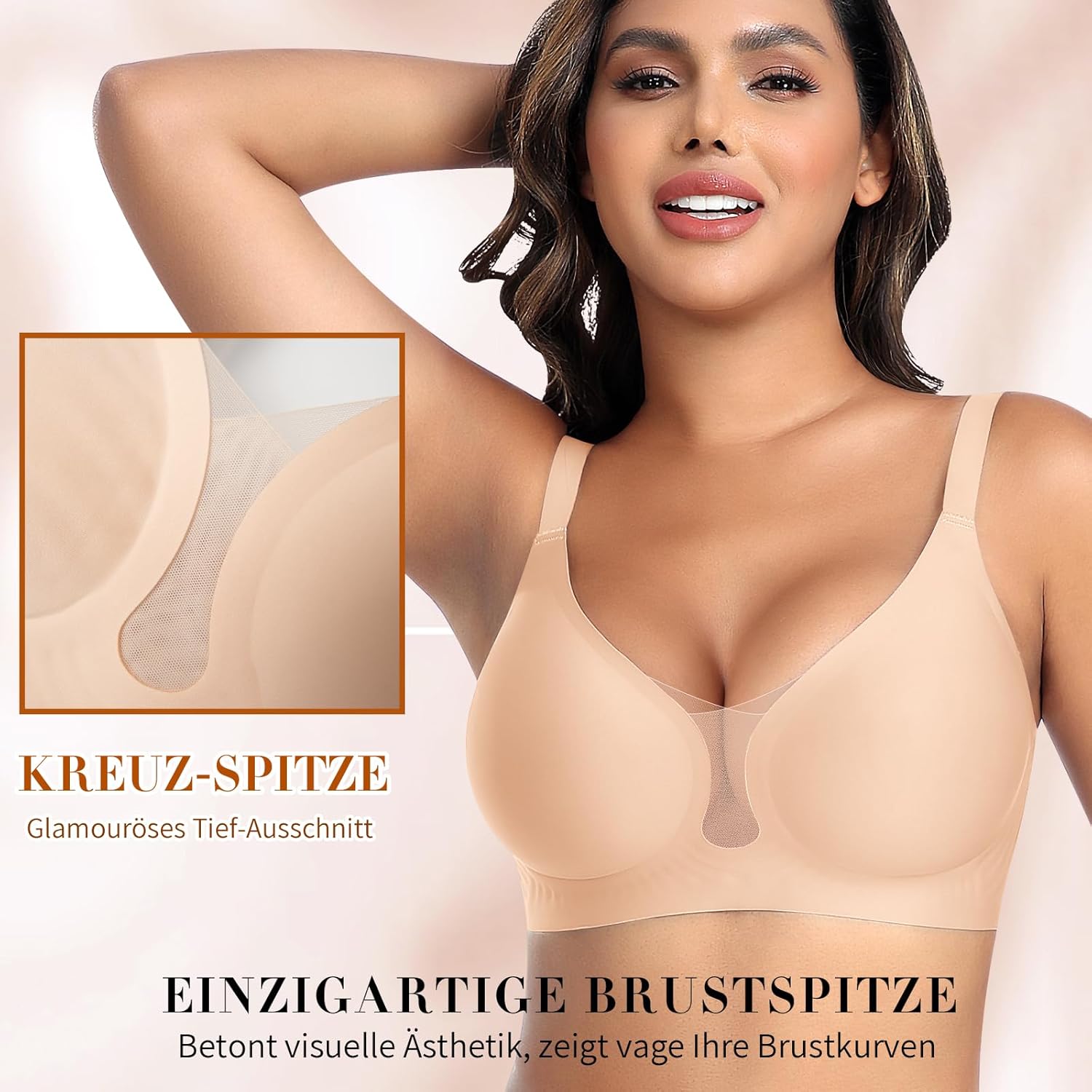 Thumbnail 2 de BH Damen Ohne Bügel Nahtloser Glatter Bustier