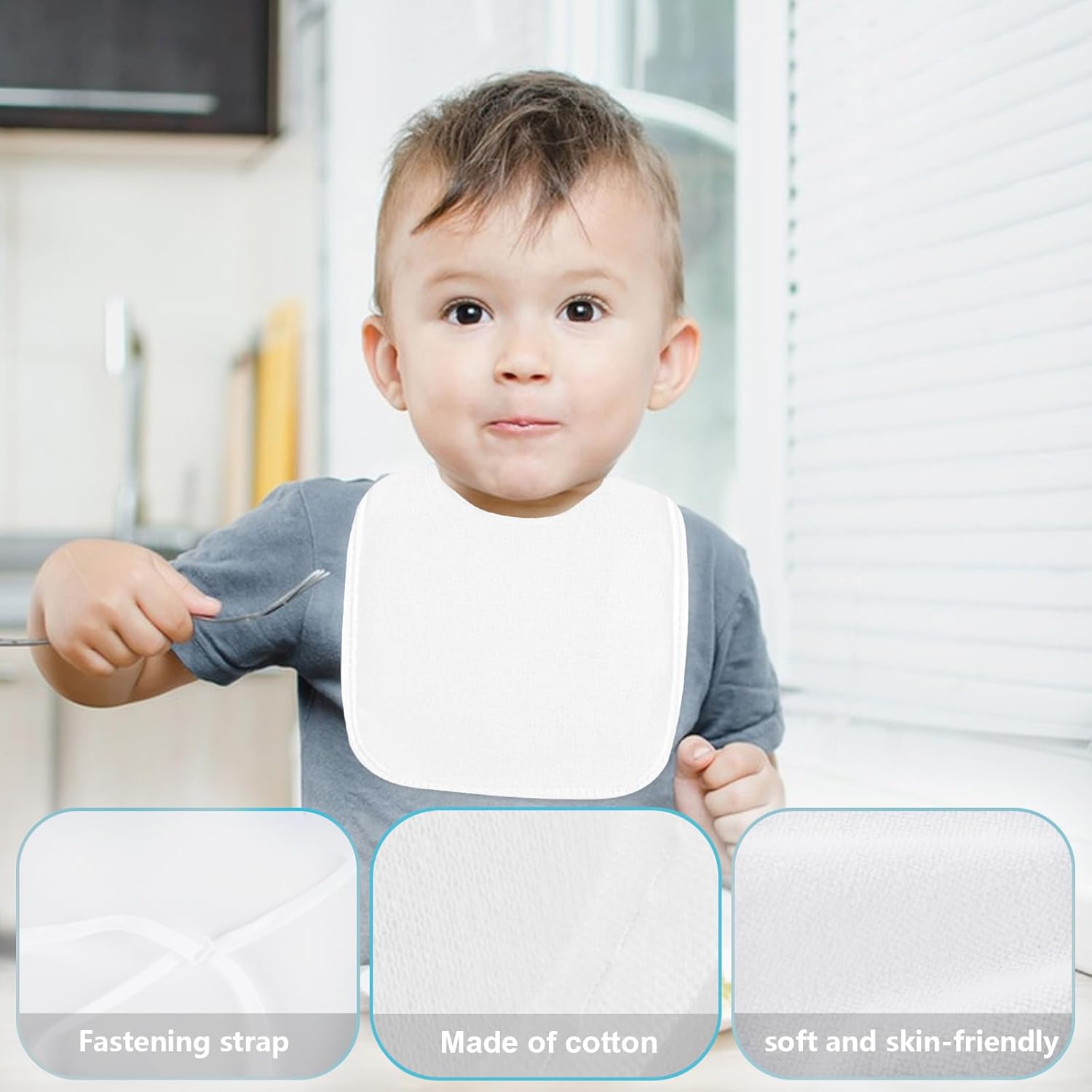 Thumbnail 2 de Baby waterproof bibs 12 pack for painting
