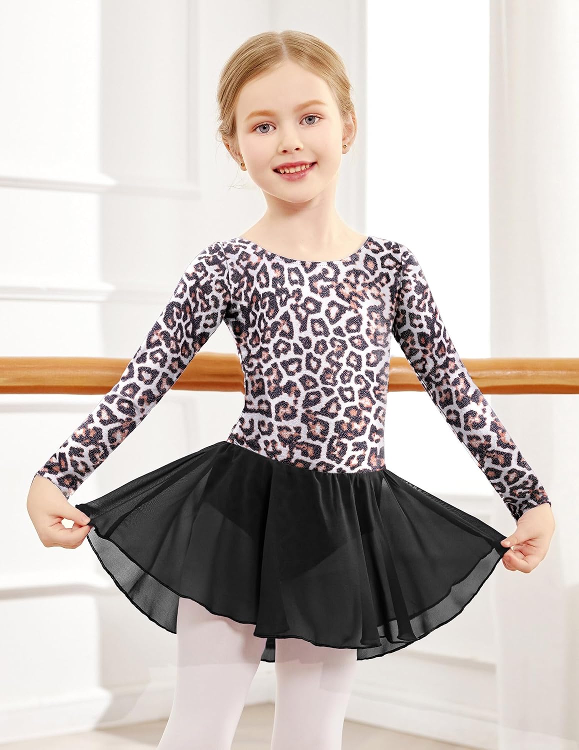 Detalle de Arshiner Kids Classic Long Sleeve Leotard 2-11Y