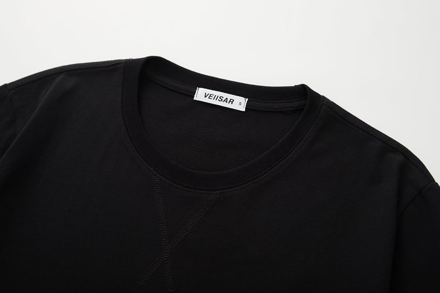 Thumbnail 2 de VEIISAR Herren T-Shirt aus 100% Baumwolle – Heavy Duty Preshrunk Longline