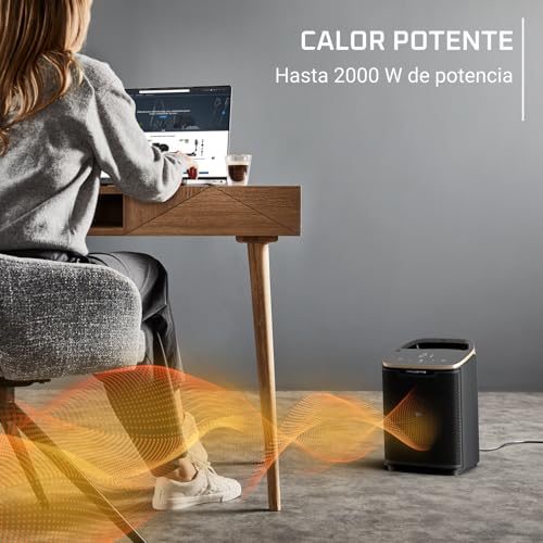 Detalle 2 de Rowenta Intense Comfort + SO9361, calefactor cerámico de 2000 W con pantalla digital