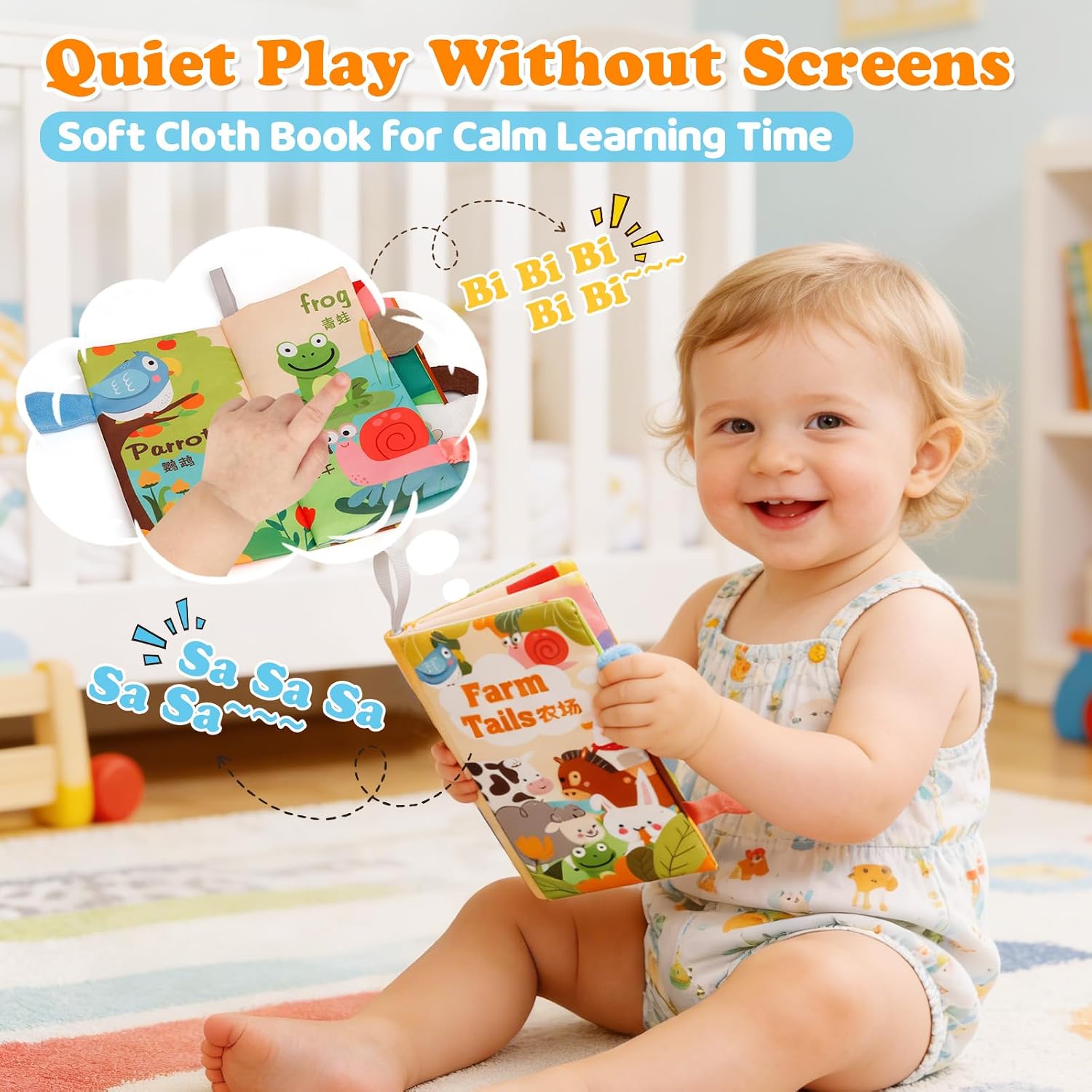 Detalle de VuvuVoda 7-in-1 Montessori Toddler Activity Toy Set (12–36 months)