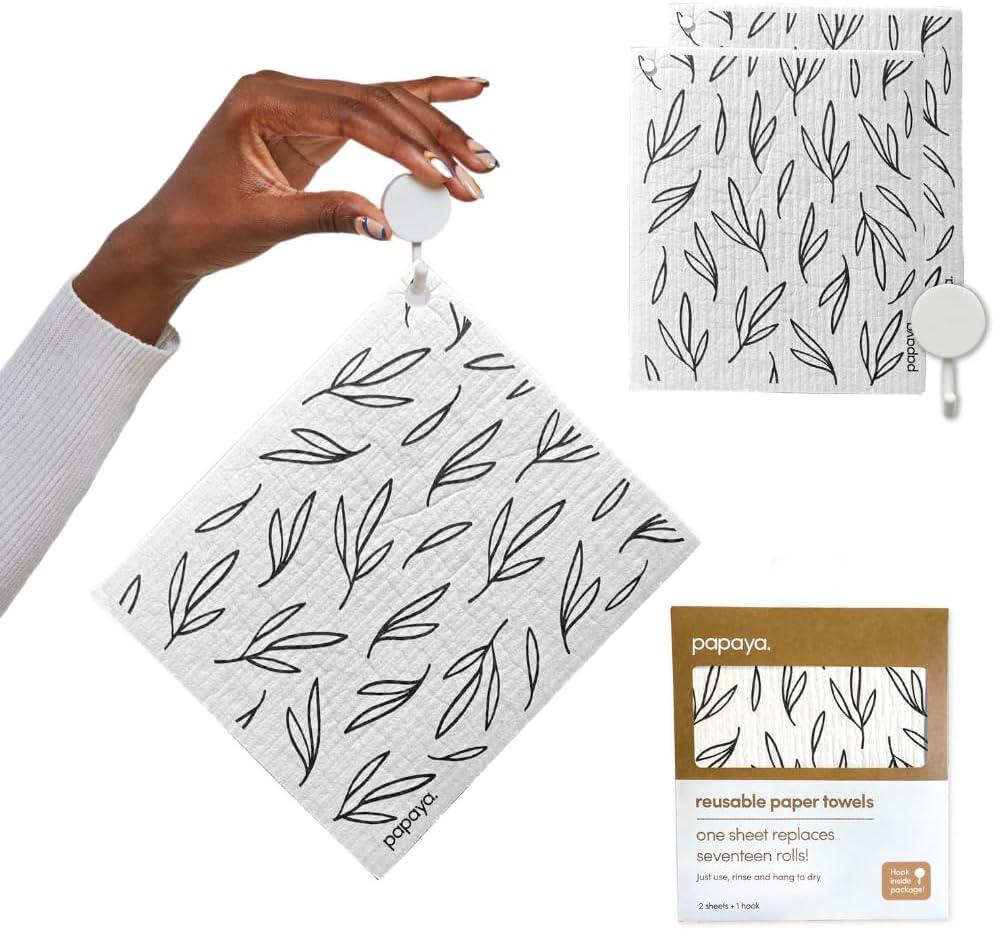 Detalle de Papaya Reusable Paper Towels 2-pack 🧻