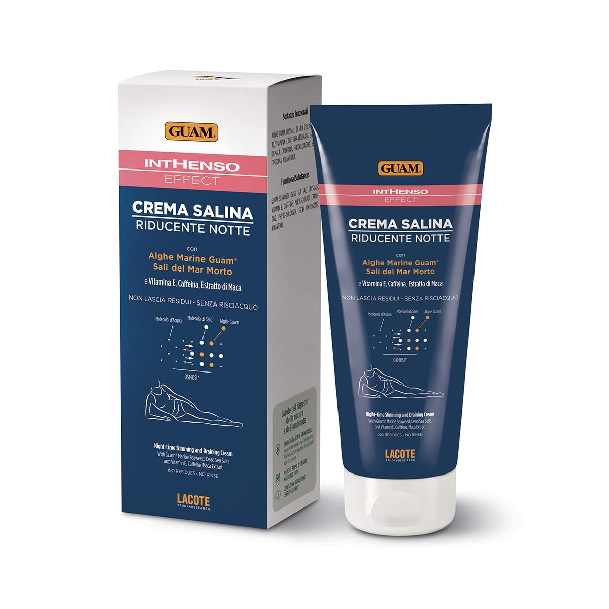Detalle de Guam Inthenso Salzige Reduktionscreme Nacht 200 ml