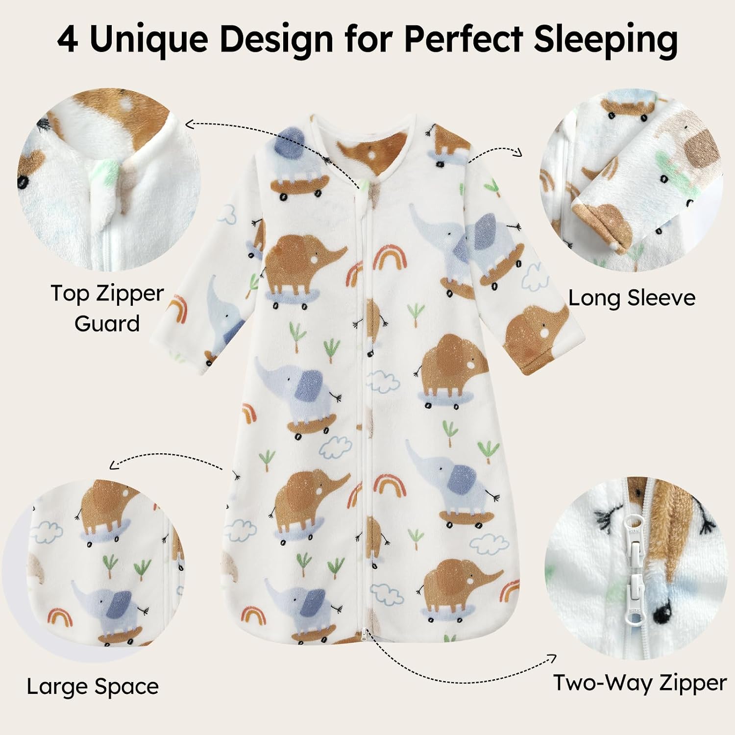 Detalle de Unnivoll Baby Sleep Sack, 18–24 Months