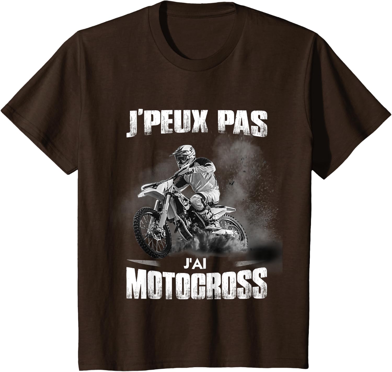 Detalle de J'peux Pas J'Ai Motocross – T-shirt Motocross Humour pour Motards