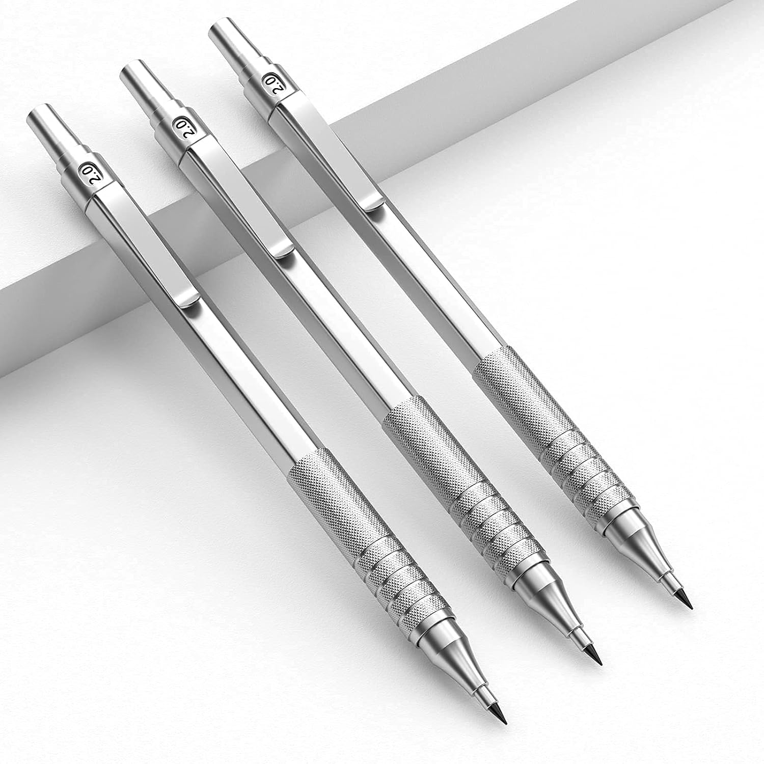 Detalle 2 de Nicpro 2mm Matite meccaniche set 3 pezzi ✏