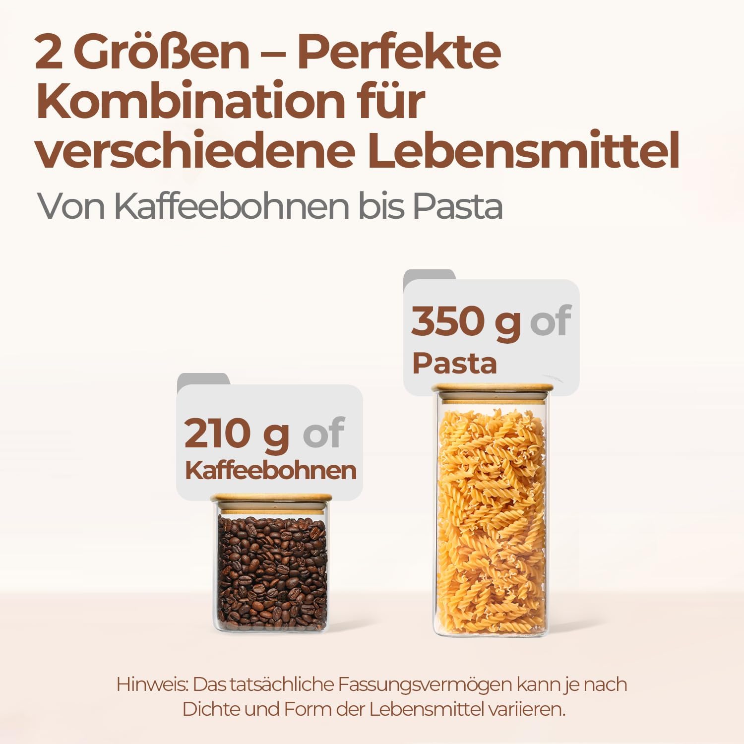 Detalle de ComSaf Vorratsgläser Set 12 mit Deckeln 12er