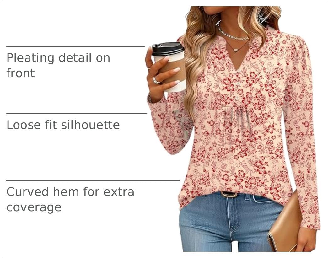 Detalle 2 de IECCP Women's Long-Sleeve Blouse, Polyester Blend