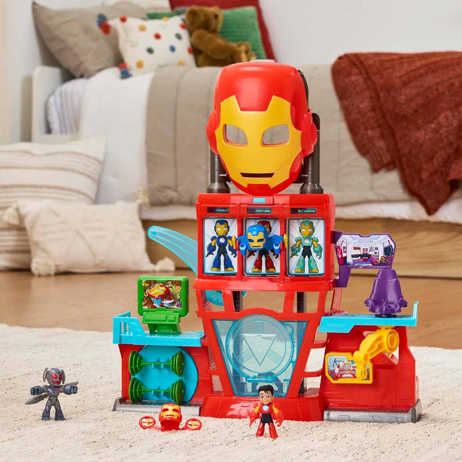 Detalle de Marvel Iron Man Quartier Spielset 2‑in‑1