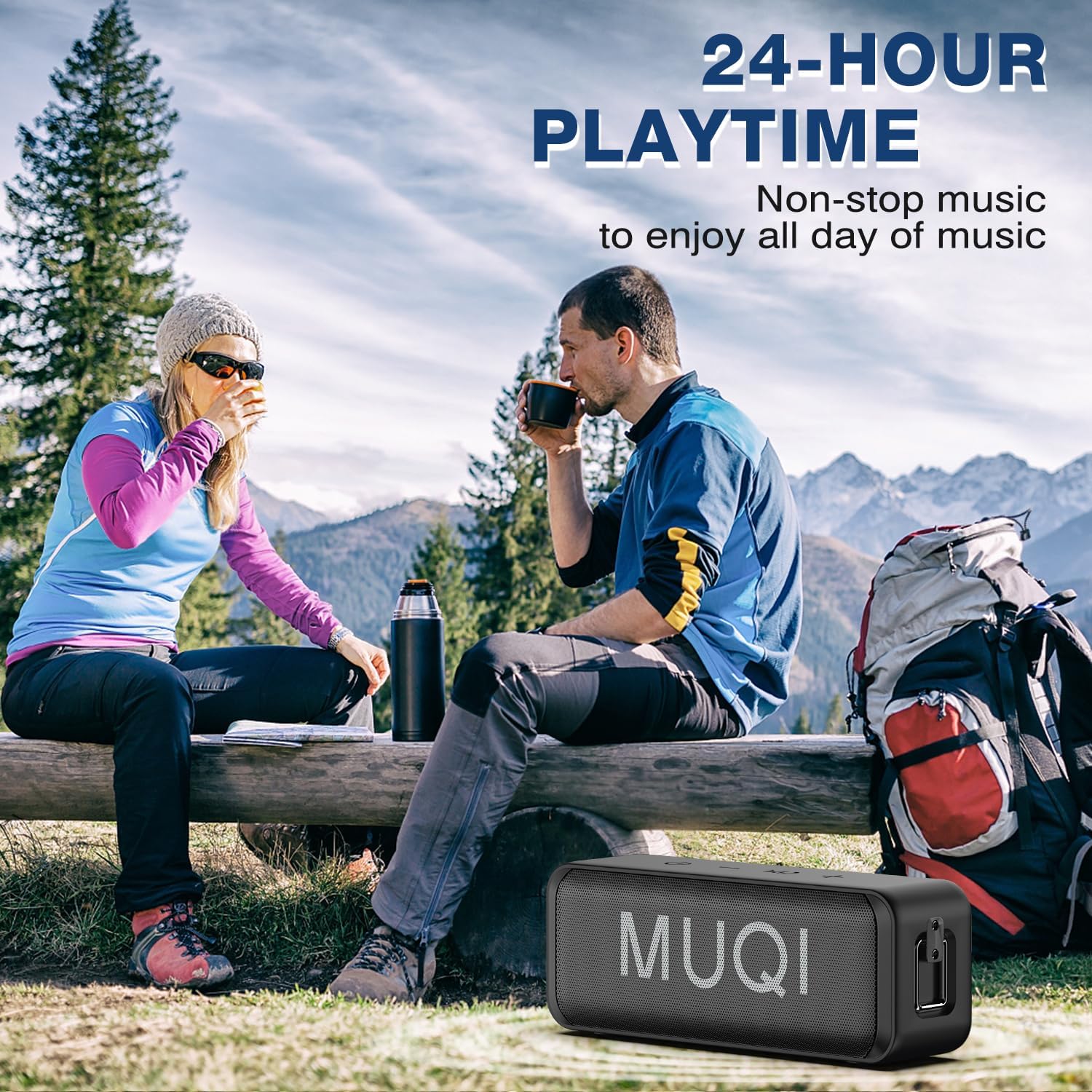 Thumbnail 4 de MUQI MQ-13 Bluetooth speaker 24H playtime