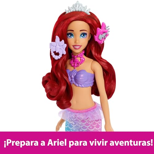Detalle 1 de Mattel muñeca sirena Ariel