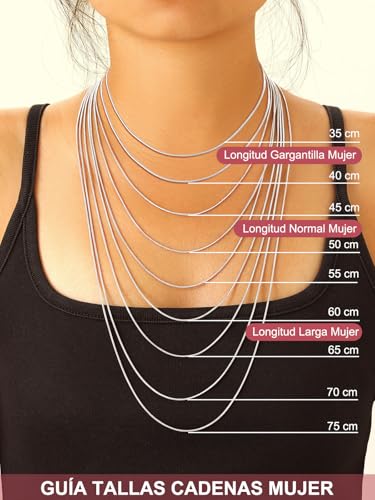 Detalle de FOCALOOK Collar Serpiente 30 pulgadas