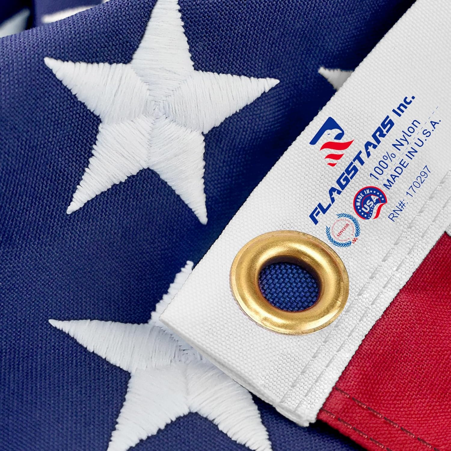 Detalle de American Flag Durable Nylon 3x5 Ft Outdoor