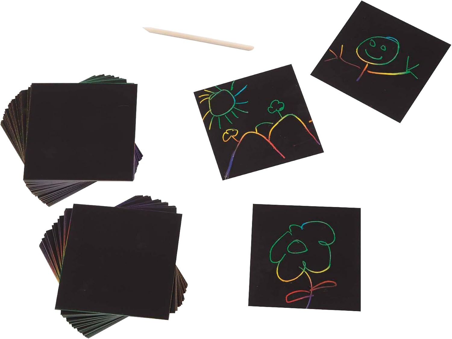 Thumbnail 3 de Melissa & Doug Scratch Art Pack 125 mini feuilles