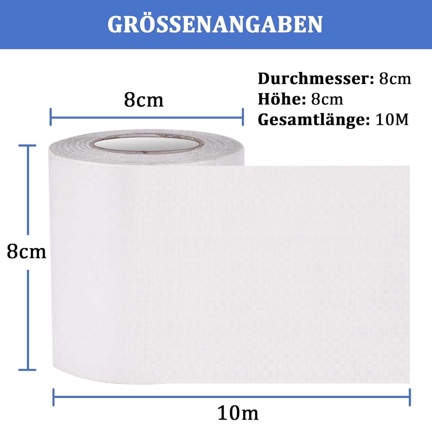 Detalle de HONGTAISHENG Ruban de Réparation Bâches TPU 10M*8CM