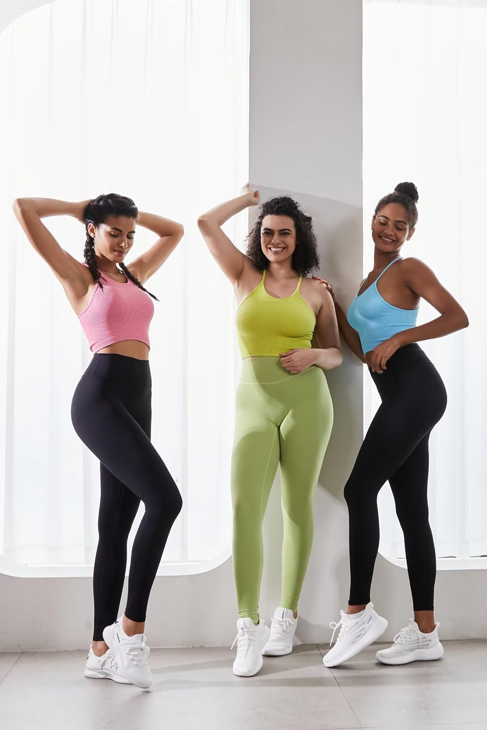 Detalle de Sunzel Women's Workout Leggings with 26- or 28-Inch Inseam