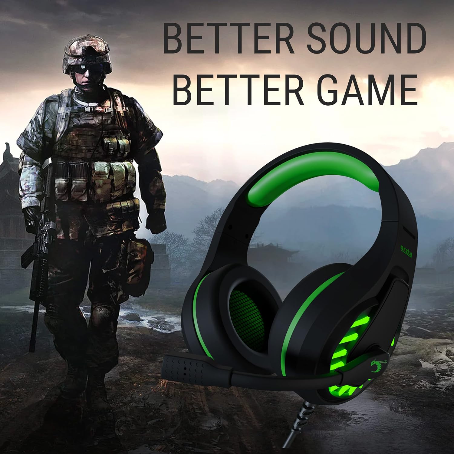 Thumbnail 5 de Orzly RXH-30 Sagano gaming headset with noise-cancelling mic