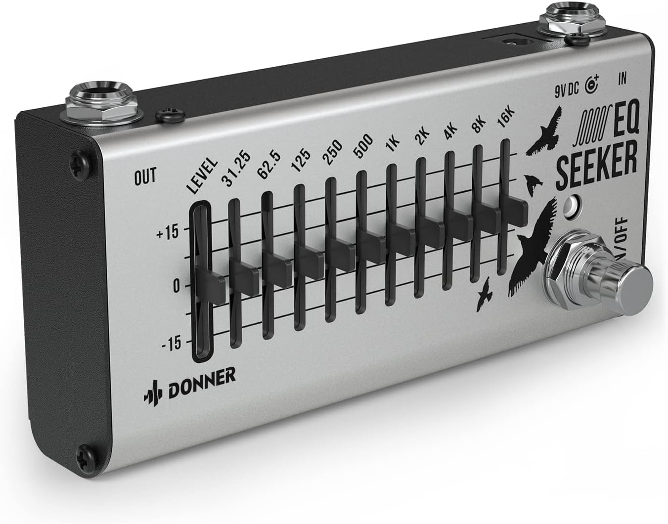 Detalle de Donner EQ Seeker EC1219 10バンドグラフィックイコライザー ペダル