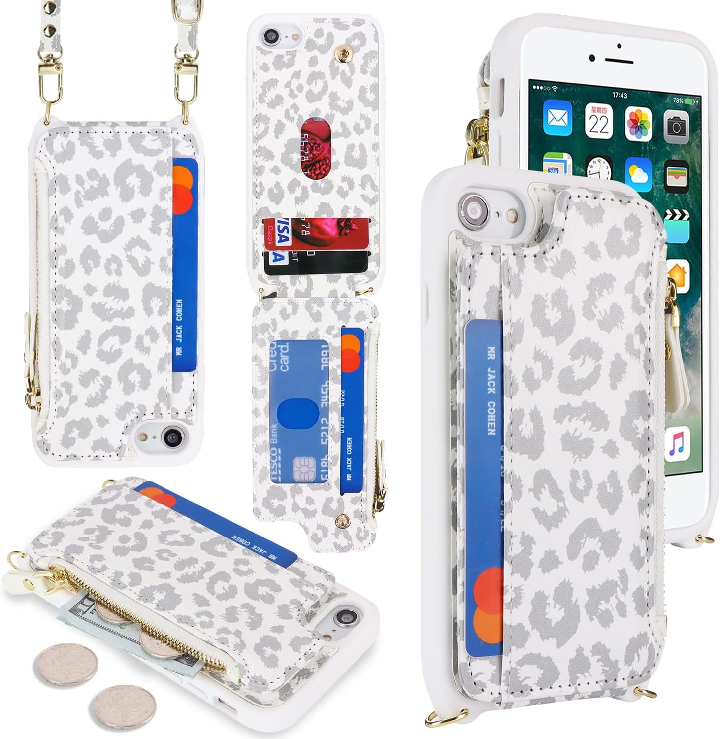 Detalle 2 de Cavor iPhone Wallet Case, PU Leather
