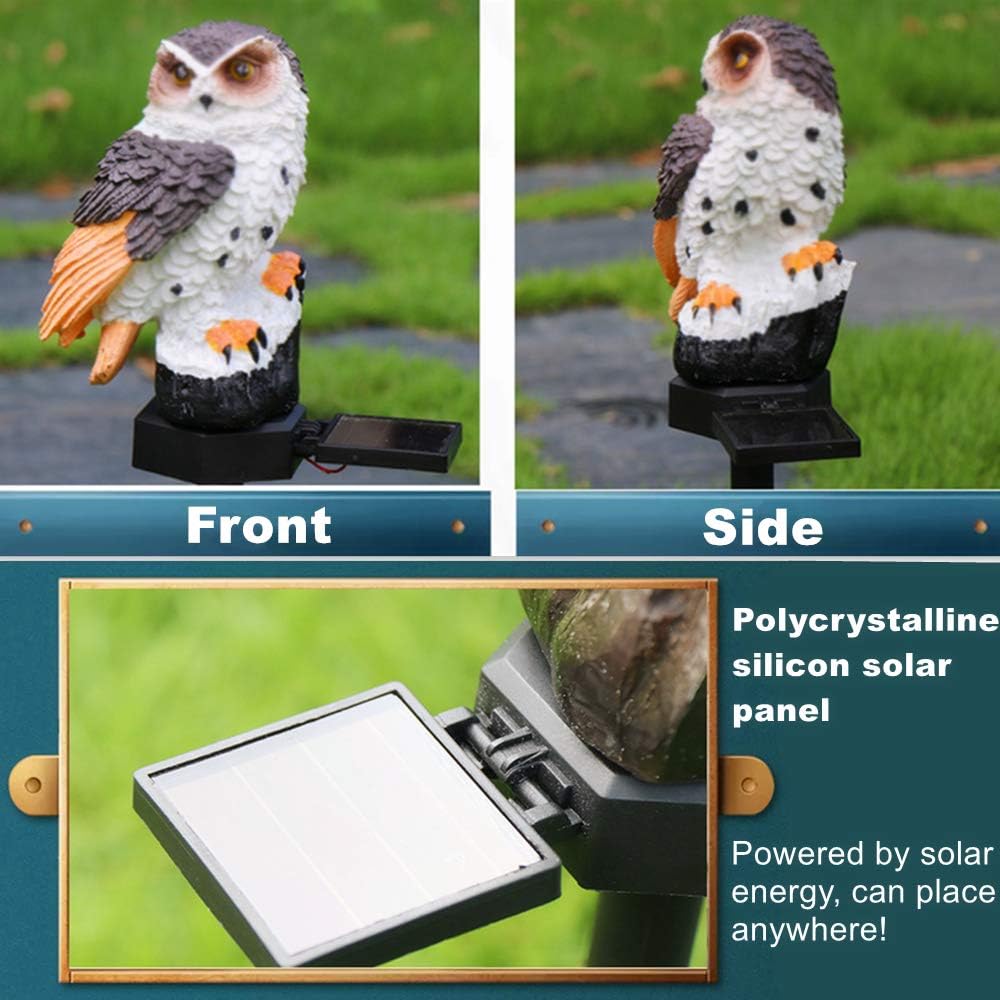 Detalle de Apluskis Owl Solar LED Garden Light 45cm