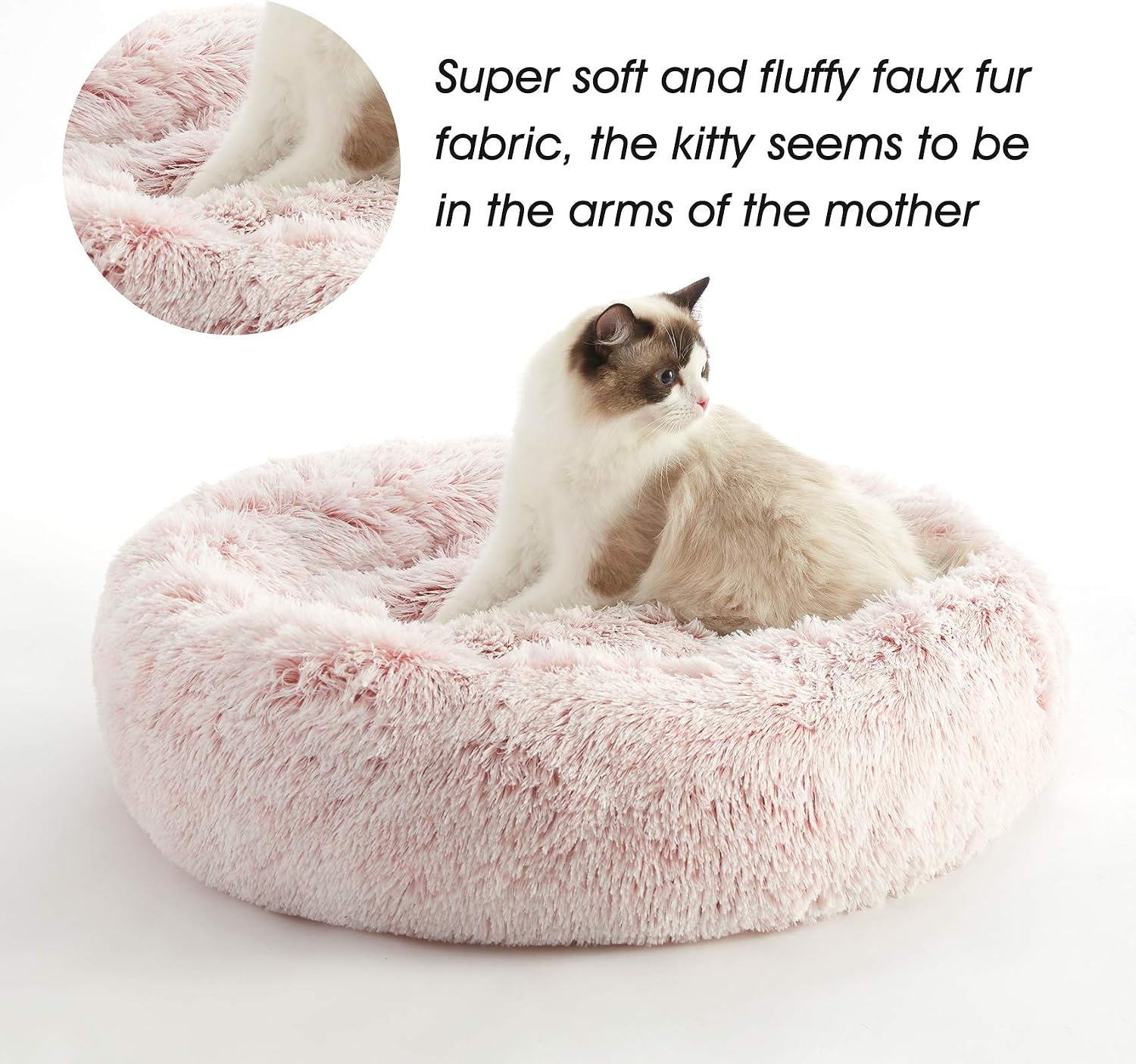 Detalle de Western Home Donut Pet Bed, 24-inch
