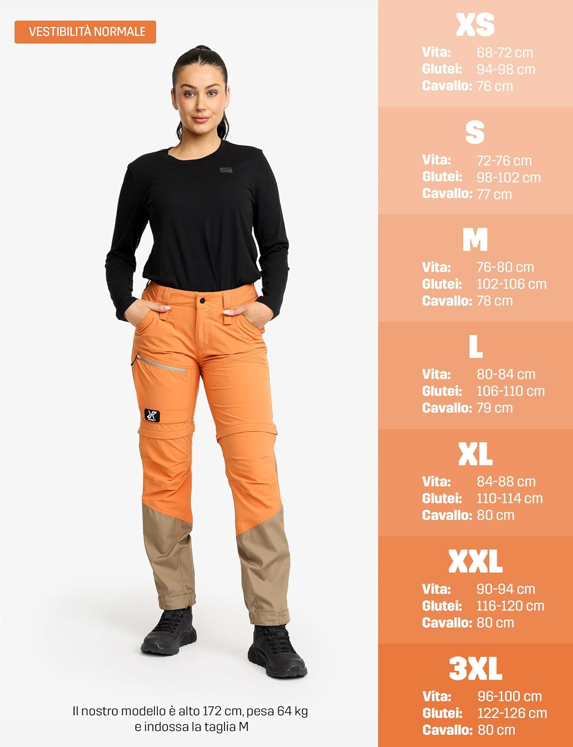 Thumbnail 2 de RevolutionRace RVRC GP Pro Stretch Zip-off Pants da donna: pantaloni trekking convertibili