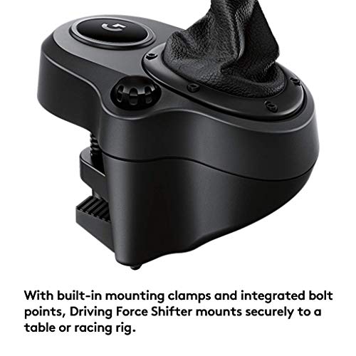 Detalle de Logitech G Driving Force Shifter: Six-Speed H Pattern for G29/G920/G923 on PC