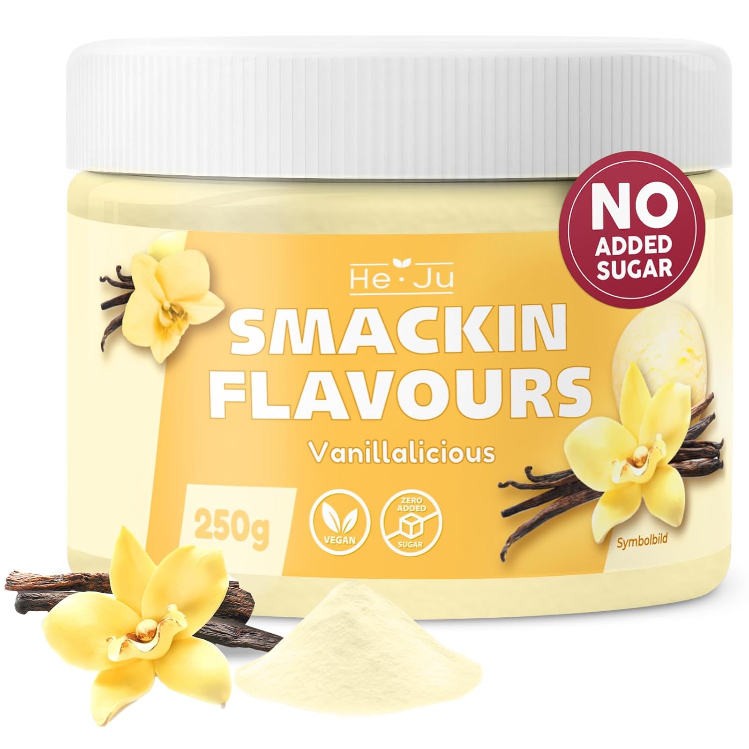 Detalle de He-Ju Flavour Pulver Vanille 250g 🍨