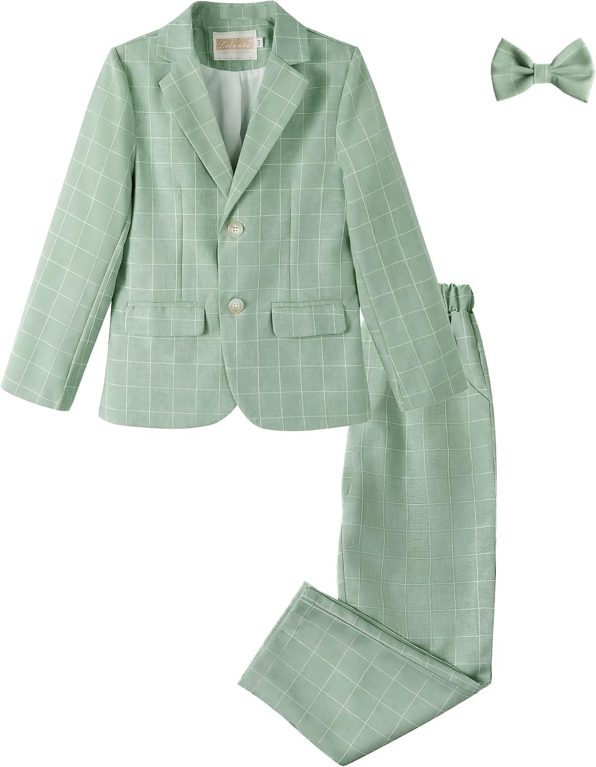 Thumbnail 1 de LOLANTA Boys suit geruit tweedelig jongenspak met blazer en broek voor bruiloften