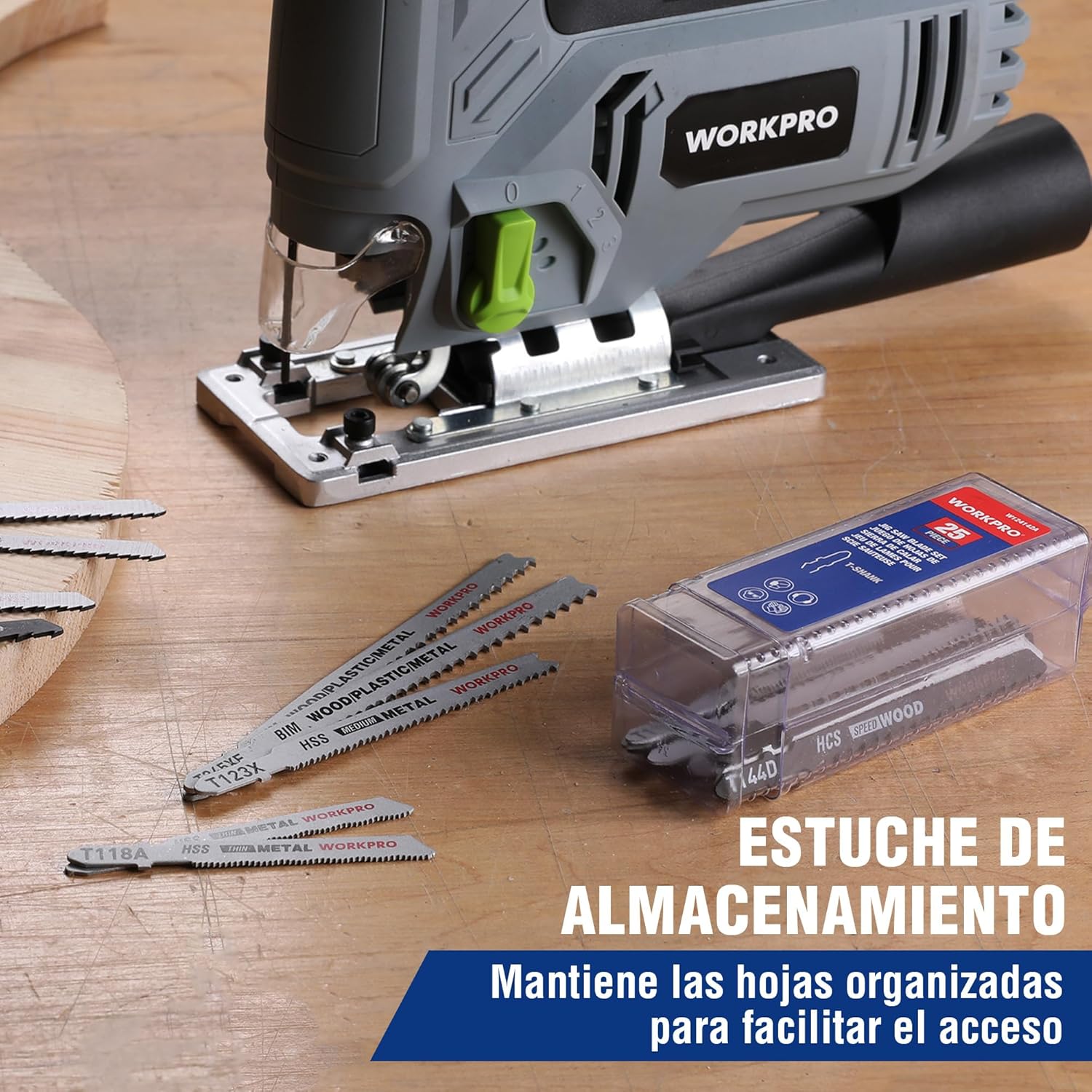 Thumbnail 6 de WORKPRO Juego de Hojas de Sierra de Calar 25 piezas