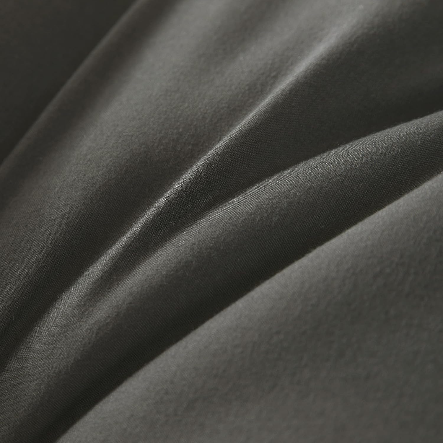 Detalle de Yebeda Couette 4 Saisons en Microfibre – Gris Foncé 155x220 cm pour lit 2 personnes