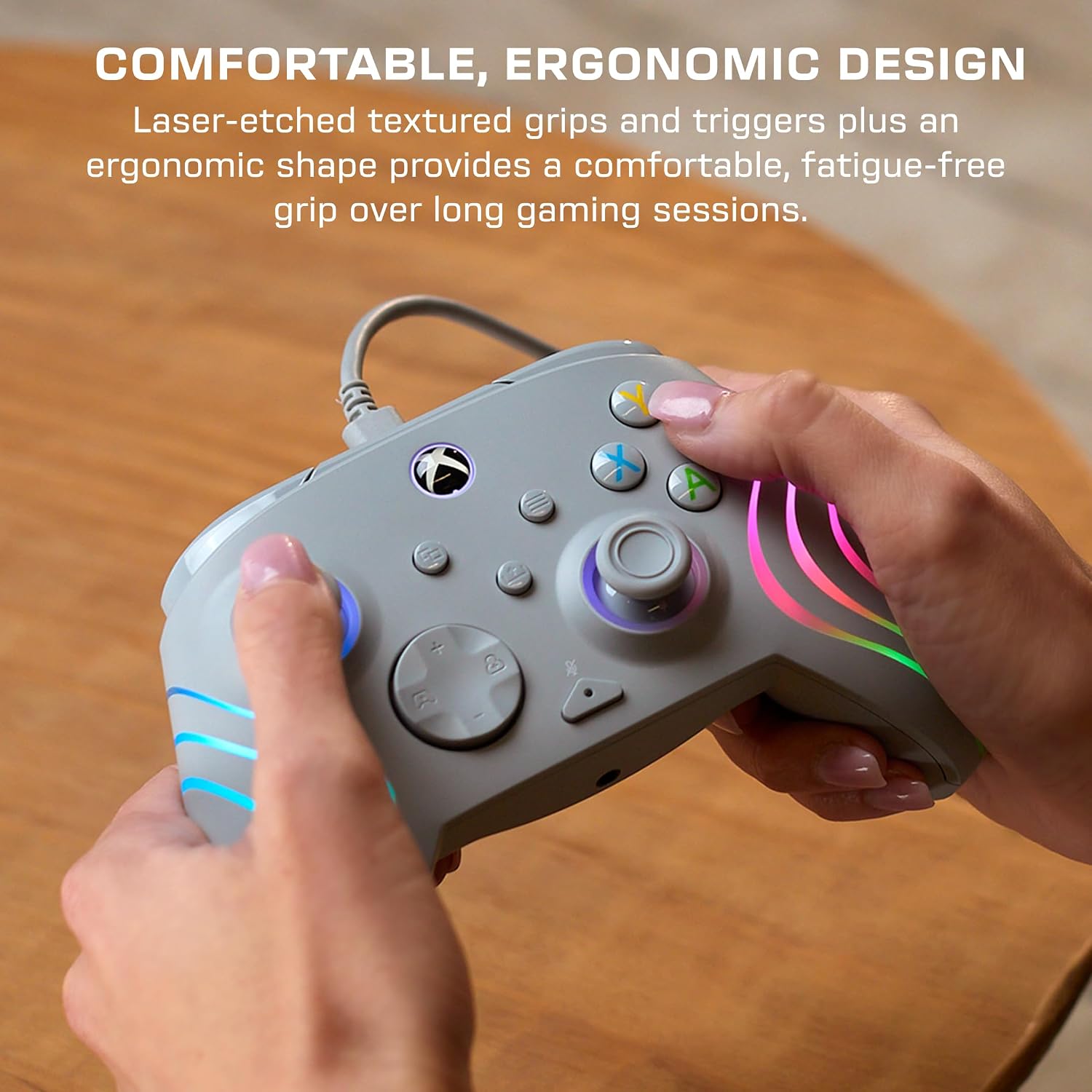 Thumbnail 6 de Turtle Beach Afterglow Wave Controller, manette RGB grise pour Xbox Series XS, One et Windows ⚙