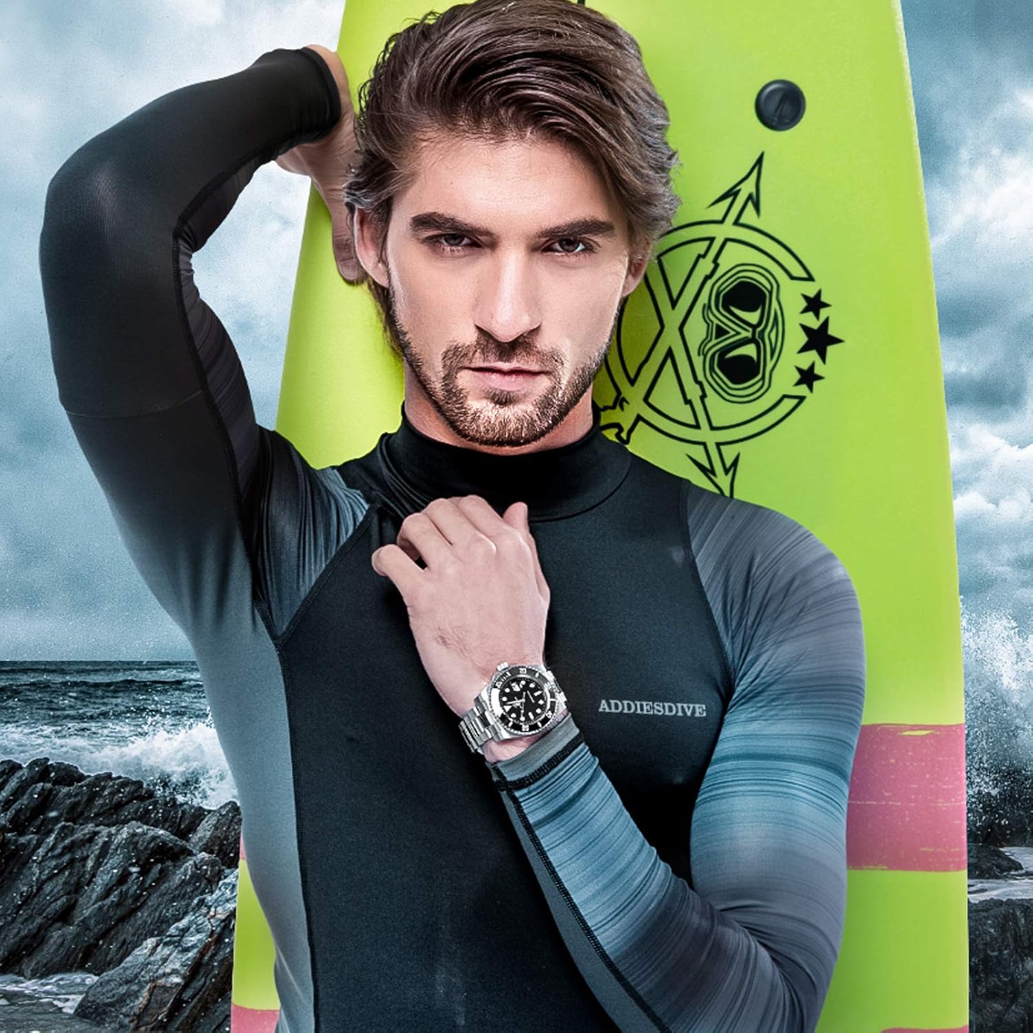 Thumbnail 3 de ADDIESDIVE 41mm Reloj de buceo analógico