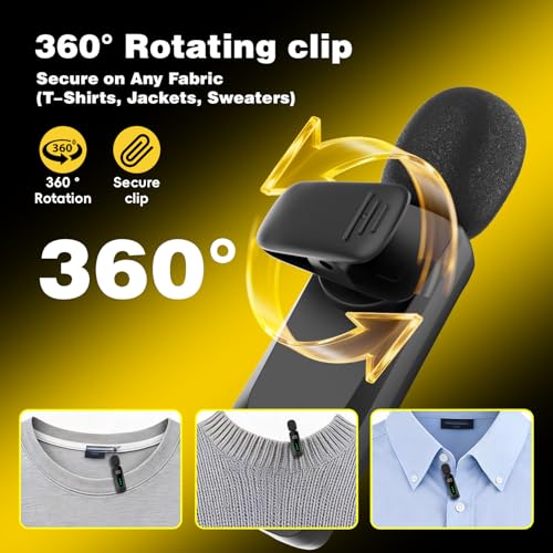 Thumbnail 1 de X XIXIXIAXIA Wireless Lavalier Microphone with LED Display