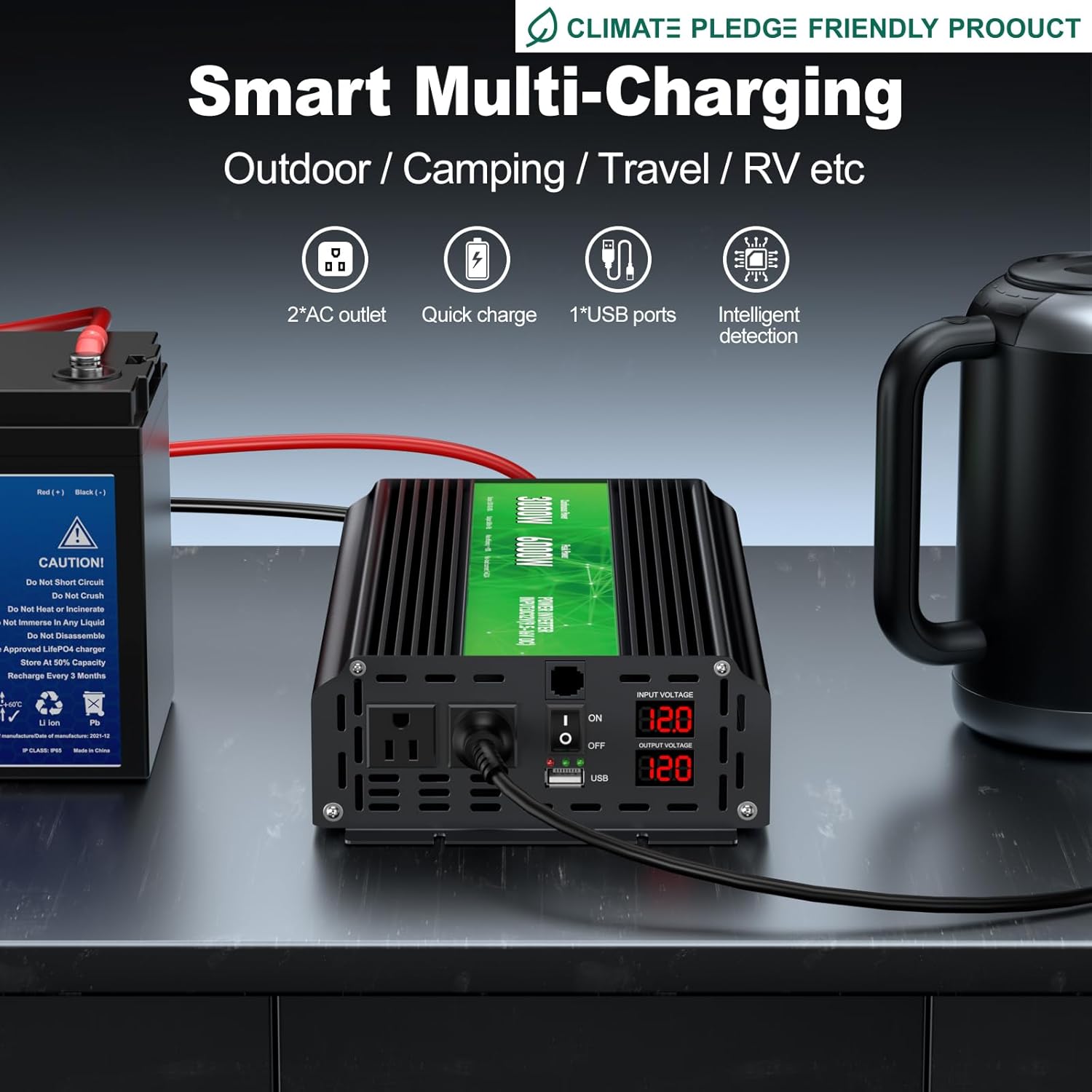 Thumbnail 5 de HONOURLIGHT 3000W Power Inverter