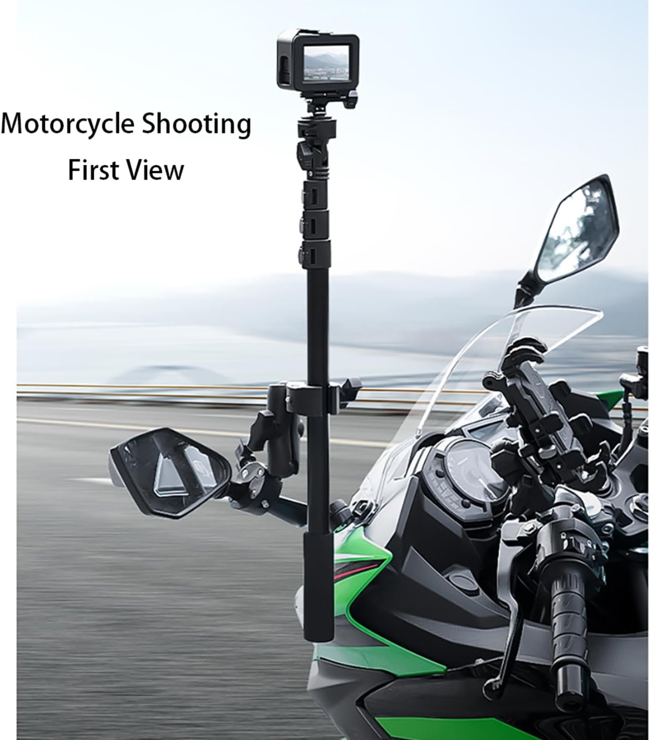 Detalle 2 de RATSTONE Für Insta 360 Motorrad Halterung 120 cm
