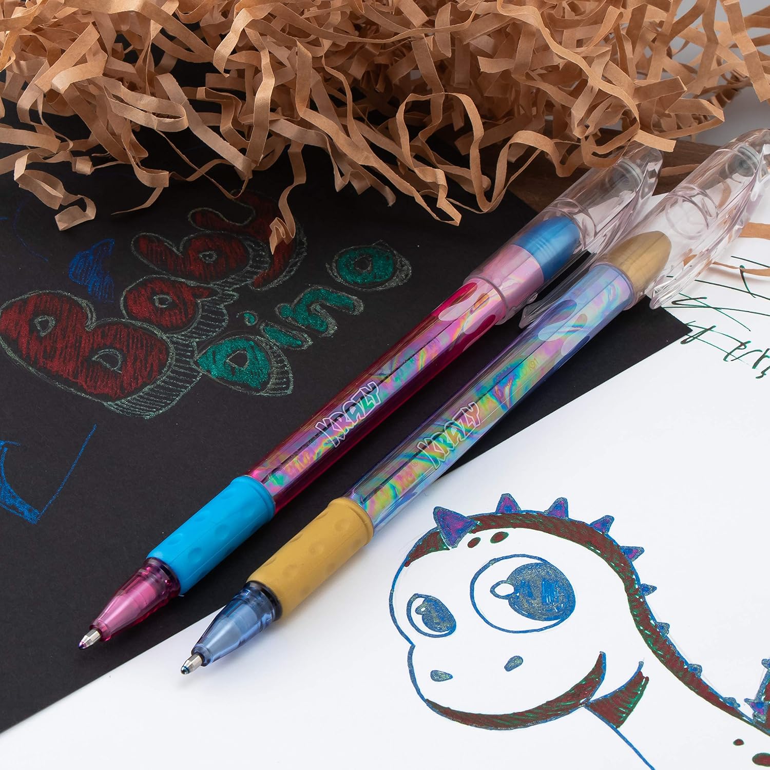 Thumbnail 6 de Pentel Arts Krazy Pop K91PABP4M3 Iridescent Gel Pens, 1.0mm, 4-Pack