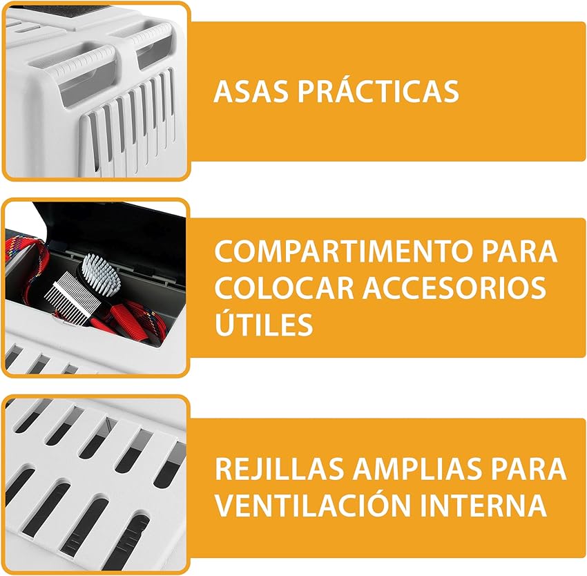 Thumbnail 1 de Ferplast Atlas Car 80 transportín coche L 82×51×61 cm