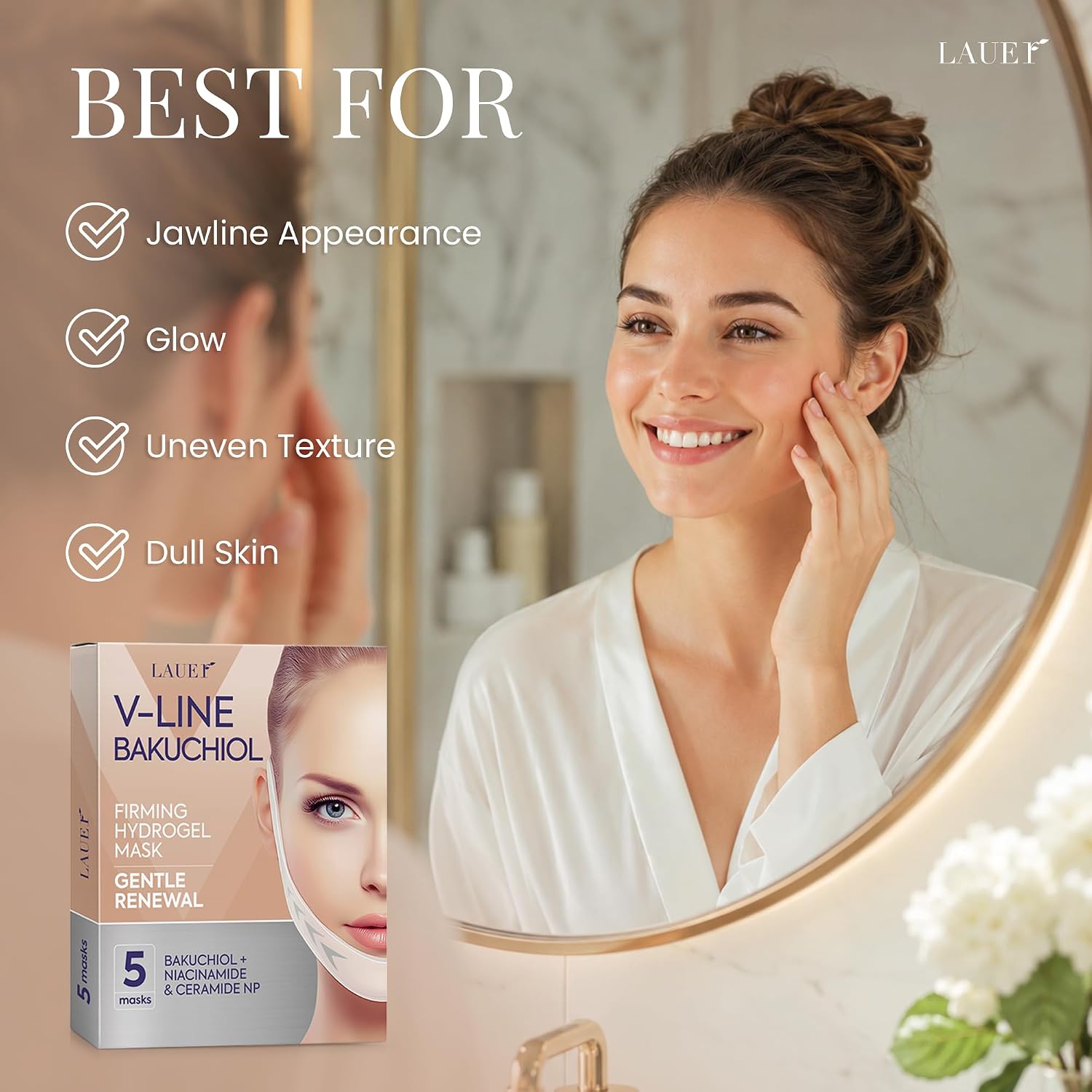 Thumbnail 3 de LAUER COSMETIC Hydrogel Mask, 5 Count