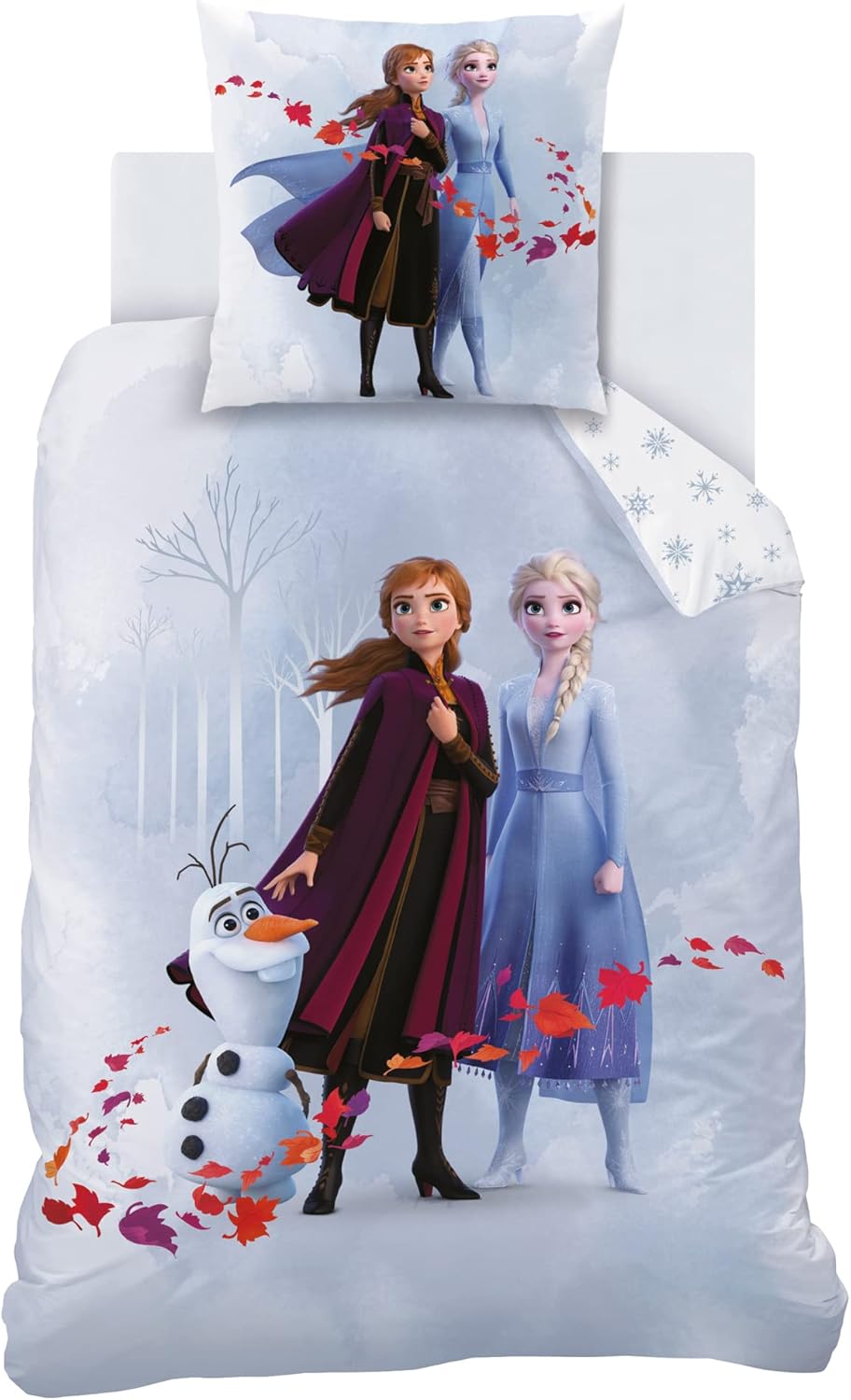 Thumbnail 2 de CTI Parure de lit imprimée 100% coton Disney Home Frozen Trio 140x200 cm