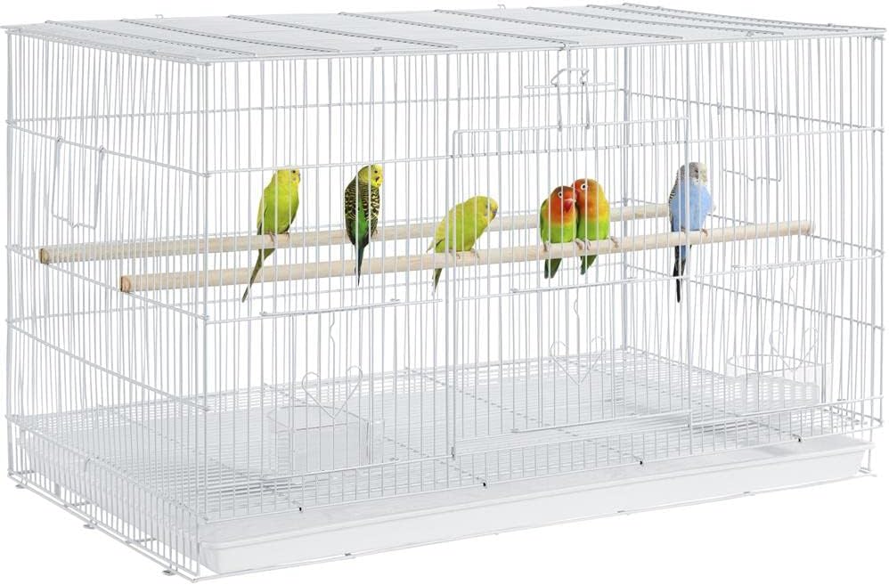 Yaheetech Gabbia Voliera 77,5x46,5x46 cm 🐦